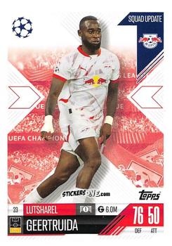 Figurina Lutsharel Geertruida - UEFA Champions League & Europa League 2024-2025. Match Attax Extra n. 23 - Topps