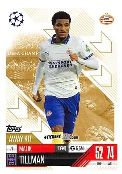 Figurina Malik Tillman - UEFA Champions League & Europa League 2024-2025. Match Attax Extra n. 77 - Topps