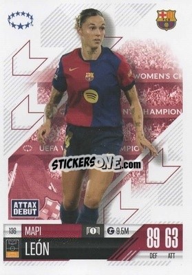 Sticker Mapi León - UEFA Champions League & Europa League 2024-2025. Match Attax Extra n. 136 - Topps