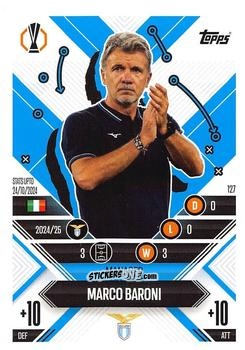 Cromo Marco Baroni - UEFA Champions League & Europa League 2024-2025. Match Attax Extra n. 127 - Topps