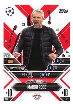 Figurina Marco Rose - UEFA Champions League & Europa League 2024-2025. Match Attax Extra n. 121 - Topps