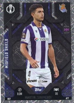 Cromo Martín Zubimendi - UEFA Champions League & Europa League 2024-2025. Match Attax Extra n. 313 - Topps