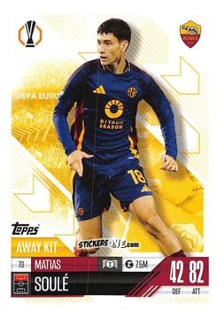 Sticker Matías Soulé - UEFA Champions League & Europa League 2024-2025. Match Attax Extra n. 73 - Topps