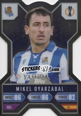 Cromo Mikel Oyarzabal - UEFA Champions League & Europa League 2024-2025. Match Attax Extra n. CX4 - Topps