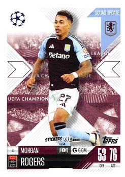 Sticker Morgan Rogers - UEFA Champions League & Europa League 2024-2025. Match Attax Extra n. 4 - Topps