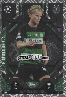 Sticker Morten Hjulmand - UEFA Champions League & Europa League 2024-2025. Match Attax Extra n. 322 - Topps