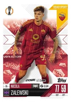 Figurina Nicola Zalewski - UEFA Champions League & Europa League 2024-2025. Match Attax Extra n. 35 - Topps