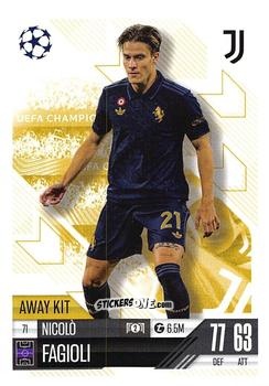 Sticker Nicolò Fagioli - UEFA Champions League & Europa League 2024-2025. Match Attax Extra n. 71 - Topps