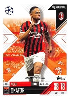 Cromo Noah Okafor - UEFA Champions League & Europa League 2024-2025. Match Attax Extra n. 30 - Topps