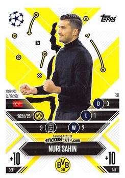 Cromo Nuri Sahin - UEFA Champions League & Europa League 2024-2025. Match Attax Extra n. 131 - Topps