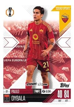 Cromo Paulo Dybala - UEFA Champions League & Europa League 2024-2025. Match Attax Extra n. 37 - Topps