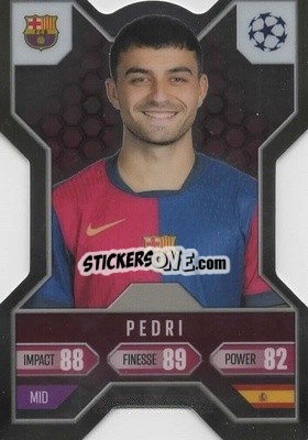 Sticker Pedri - UEFA Champions League & Europa League 2024-2025. Match Attax Extra n. CX3 - Topps