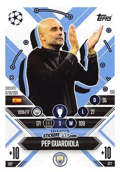 Cromo Pep Guardiola - UEFA Champions League & Europa League 2024-2025. Match Attax Extra n. 109 - Topps