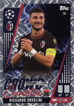 Cromo Riccardo Orsolini - UEFA Champions League & Europa League 2024-2025. Match Attax Extra n. 235 - Topps