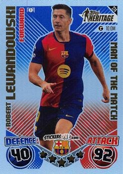 Sticker Robert Lewandowski - UEFA Champions League & Europa League 2024-2025. Match Attax Extra n. 274 - Topps