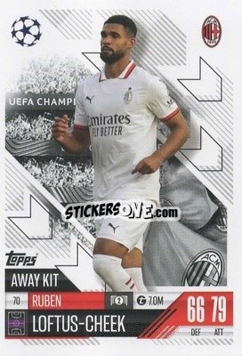 Sticker Ruben Loftus-Cheek - UEFA Champions League & Europa League 2024-2025. Match Attax Extra n. 70 - Topps