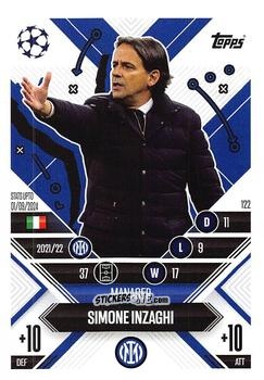 Cromo Simone Inzaghi - UEFA Champions League & Europa League 2024-2025. Match Attax Extra n. 122 - Topps