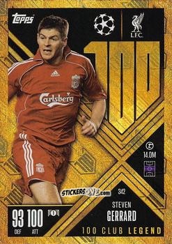 Cromo Steven Gerrard - UEFA Champions League & Europa League 2024-2025. Match Attax Extra n. 342 - Topps