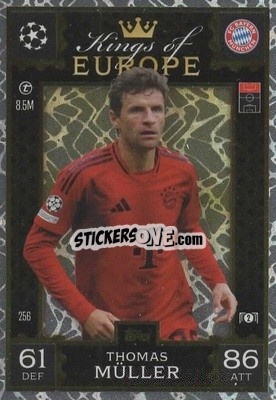 Sticker Thomas Müller - UEFA Champions League & Europa League 2024-2025. Match Attax Extra n. 256 - Topps