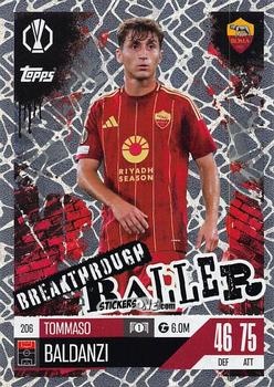 Figurina Tommaso Baldanzi - UEFA Champions League & Europa League 2024-2025. Match Attax Extra n. 206 - Topps
