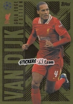 Sticker Virgil van Dijk - UEFA Champions League & Europa League 2024-2025. Match Attax Extra n. GOL3 - Topps