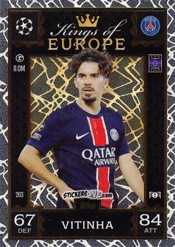 Cromo Vitinha - UEFA Champions League & Europa League 2024-2025. Match Attax Extra n. 263 - Topps