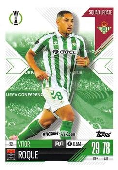 Figurina Vitor Roque - UEFA Champions League & Europa League 2024-2025. Match Attax Extra n. 22 - Topps