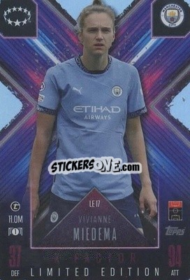 Sticker Vivianne Miedema - UEFA Champions League & Europa League 2024-2025. Match Attax Extra n. LE17 - Topps