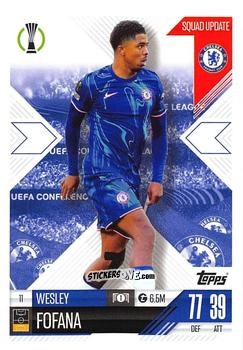 Cromo Wesley Fofana - UEFA Champions League & Europa League 2024-2025. Match Attax Extra n. 11 - Topps