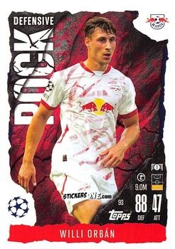 Cromo Willi Orbán - UEFA Champions League & Europa League 2024-2025. Match Attax Extra n. 93 - Topps
