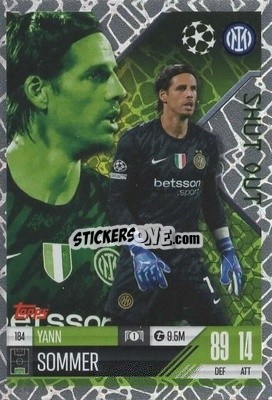 Sticker Yann Sommer - UEFA Champions League & Europa League 2024-2025. Match Attax Extra n. 184 - Topps