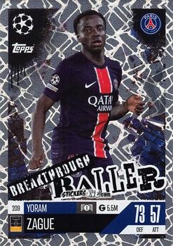 Cromo Yoram Zague - UEFA Champions League & Europa League 2024-2025. Match Attax Extra n. 209 - Topps
