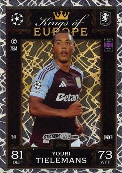 Cromo Youri Tielemans - UEFA Champions League & Europa League 2024-2025. Match Attax Extra n. 247 - Topps