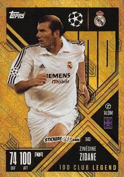Figurina Zinedine Zidane - UEFA Champions League & Europa League 2024-2025. Match Attax Extra n. 343 - Topps