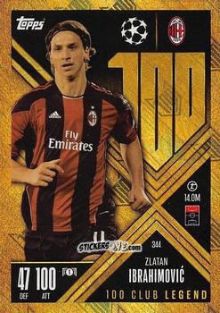 Cromo Zlatan Ibrahimović - UEFA Champions League & Europa League 2024-2025. Match Attax Extra n. 344 - Topps