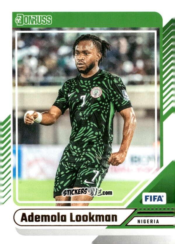Figurina Ademola Lookman - Donruss Soccer 2024-2025
 n. 163 - Panini