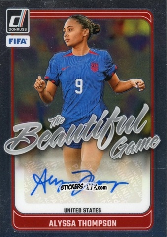 Sticker Alyssa Thompson - Donruss Soccer 2024-2025
 n. BGA19 - Panini