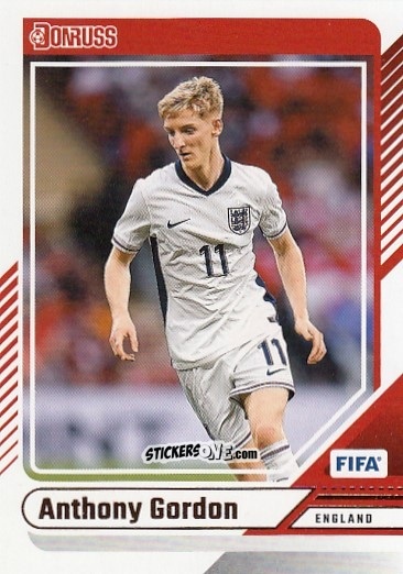 Sticker Anthony Gordon - Donruss Soccer 2024-2025
 n. 53 - Panini