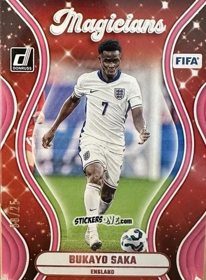 Sticker Bukayo Saka - Donruss Soccer 2024-2025
 n. MG1 - Panini