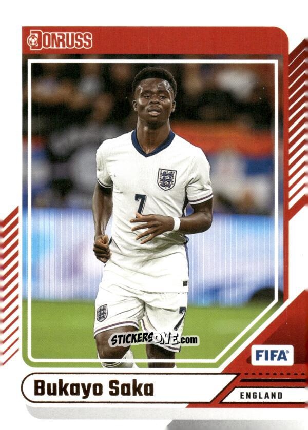 Sticker Bukayo Saka - Donruss Soccer 2024-2025
 n. 54 - Panini