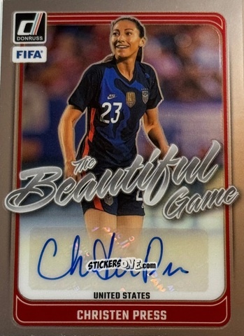 Sticker Christen Press - Donruss Soccer 2024-2025
 n. BGA33 - Panini