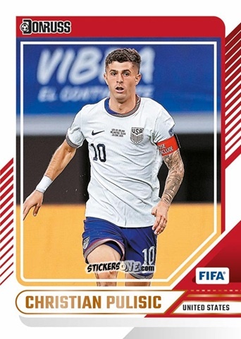 Sticker Christian Pulisic - Donruss Soccer 2024-2025
 n. 10 - Panini