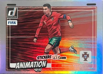 Sticker Cristiano Ronaldo - Donruss Soccer 2024-2025
 n. AN4 - Panini