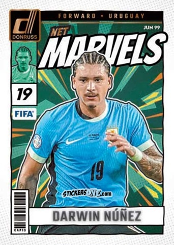 Sticker Darwin Nunez - Donruss Soccer 2024-2025
 n. NM21 - Panini