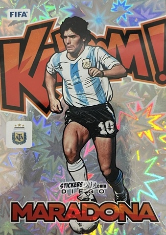 Sticker Diego Maradona - Donruss Soccer 2024-2025
 n. KB24 - Panini