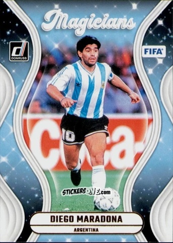 Sticker Diego Maradona - Donruss Soccer 2024-2025
 n. MG25 - Panini