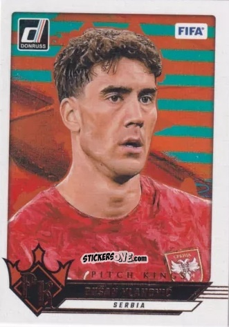 Sticker Dusan Vlahovic - Donruss Soccer 2024-2025
 n. PK14 - Panini