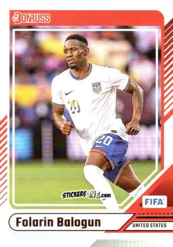 Cromo Folarin Balogun - Donruss Soccer 2024-2025
 n. 4 - Panini