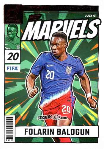 Cromo Folarin Balogun - Donruss Soccer 2024-2025
 n. NM19 - Panini