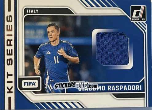 Figurina Giacomo Raspadori - Donruss Soccer 2024-2025
 n. KS44 - Panini